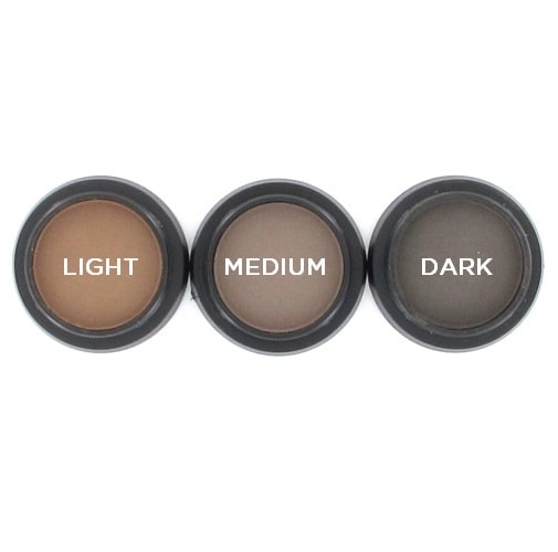 Compact eyebrow powder Dark