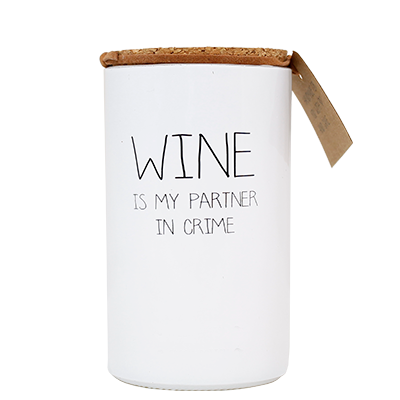 SOJAKAARS - WINE IS MY PARTNER IN CRIME